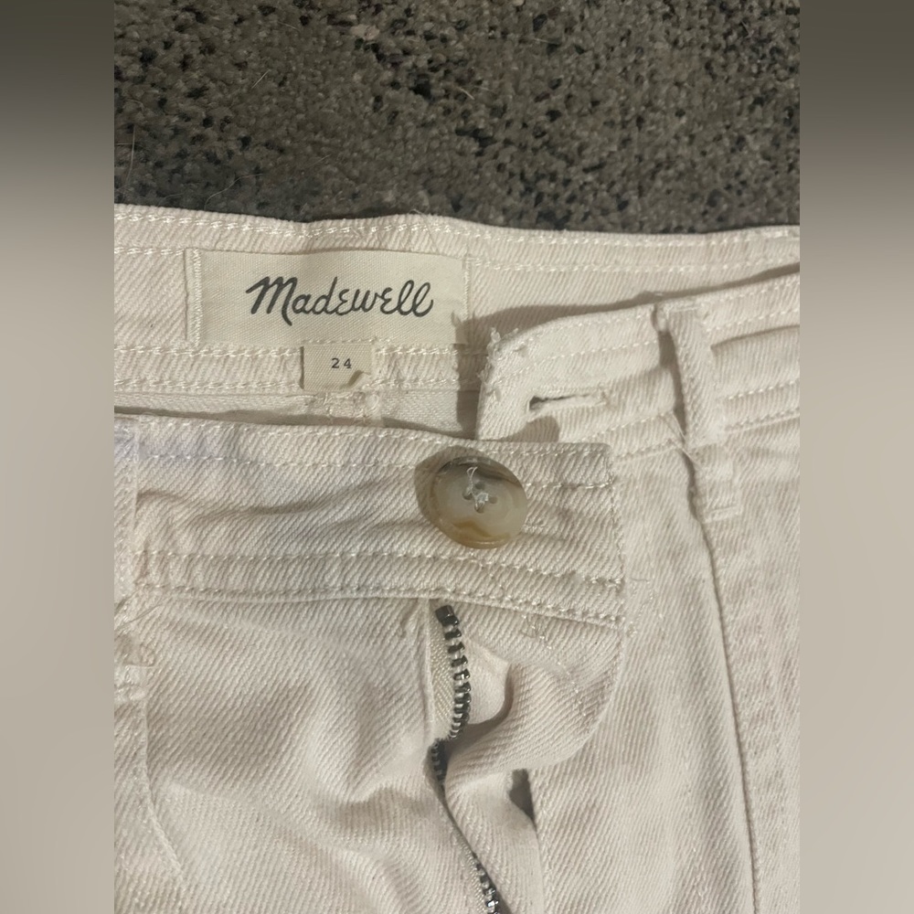Madewell white jeans